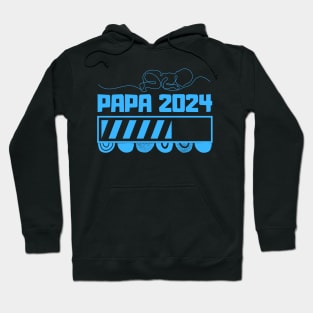 Papa En Cours 2024 Futur Papa Annonce Grossesse Papa 2024 Hoodie